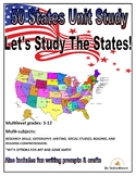 50 States Unit Study | United States of America | State ex