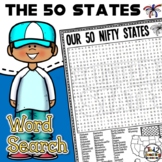 50 States United States Geography Word Search Puzzle Word 