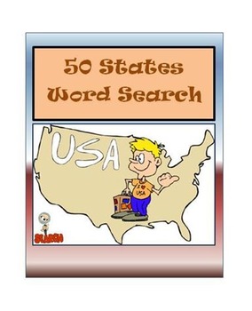 Preview of 50 States Word Search