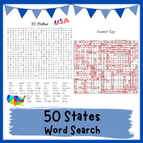 50 state word search answer key worksheets teaching resources tpt