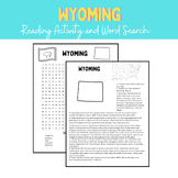 50 States: Wyoming, Following Directions Activity and Word