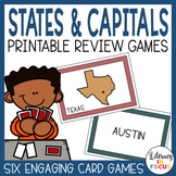 50 States and Capitals Card Games | Activities | Flashcards