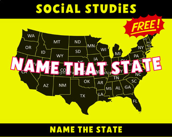 Preview of 50 States and Capitals Quiz Alphabetical