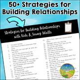 50+ Strategies for Building Relationships List