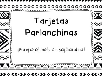 Preview of 50 Tarjetas Parlanchinas: ¡cohesión grupal!