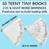 50 Teeny Tiny Books: CVC and Sight Word Sentences to Read 