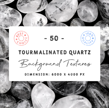 Preview of 50 Tourmalinated Quartz Background Textures