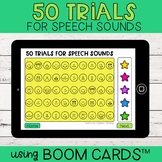 50 Trials for Speech Sounds | Boom Cards™ | Articulation