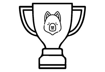 Commissioner's trophy, new design coloring page printable game