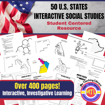 Preview of 50 U.S. States | Interactive Social Studies
