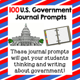 U.S. Government Journal Prompts