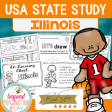 50 States Project | Illinois Facts Activities Worksheets R