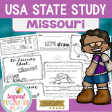50 US States - Missouri State Study - Fun Facts, Flag, Map 