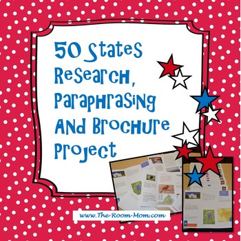 Preview of 50 United States Research and Brochure Project