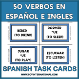 50 Verbos en español e inglés más utilizados y sus pronomb