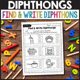 Vowel Diphthongs Worksheets ew ue oo ou oi oy ow Games Pho