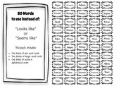 50 Words to use for 'Looks like'