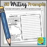 50 Writing Prompts with a Writing Checklist