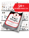 50+ Yay! People Worksheets - DEI Reviewed - English & Spanish