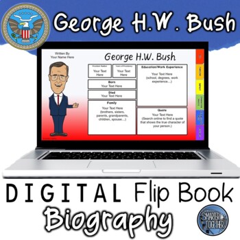 Preview of George H.W. Bush Digital Biography Template