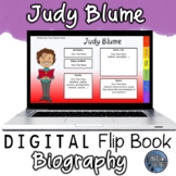 Judy Blume Digital Author Study Template