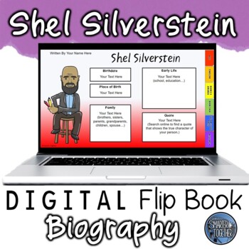 Preview of Shel Silverstein Digital Author Study Template