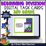 Beginning Division Word Problem Digital Task Cards