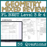 Geometry EOC Review Mixed Concepts Packet Florida Best Lev