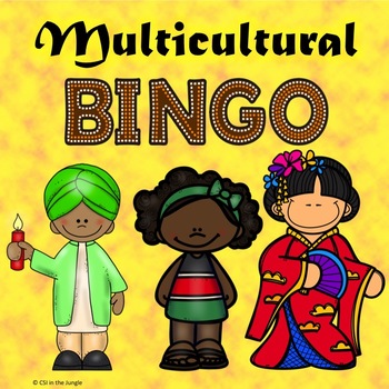 Preview of Multicultural Bingo - 36 Cards - 11 Countries