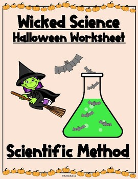 Preview of Scientific Method Worksheet -  Halloween Variables & Graphing