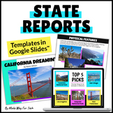 State Research Project | State Reports Template Google Sli