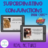 Subordinating Conjunctions with Real Pictures Boom Cards ™