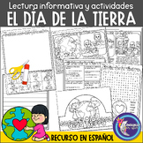 Día de la Tierra Lectura Informativa y Actividades Earth Day