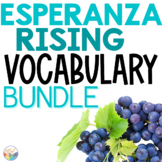 ESPERANZA RISING Novel Study VOCABULARY Bundle || NO PREP!