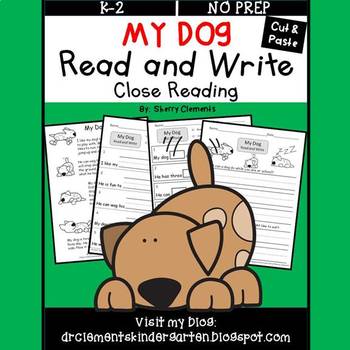 Preview of Dog Reading Comprehension Passage | Fill in the Blank | Writing Response | Pets