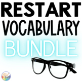 RESTART Novel Study VOCABULARY Bundle: for read aloud | bo