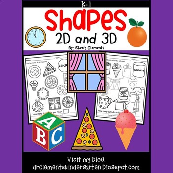 Preview of 2D and 3D Shapes | Worksheets