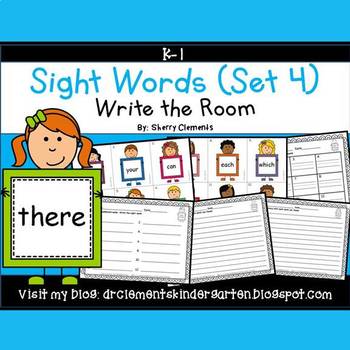 Sight Words Write the Room by Sherry Clements | TPT