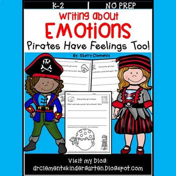 Preview of Pirate Writing | Emotions