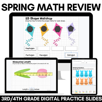 Preview of 3rd/4th Grade Spring Digital Math Centers