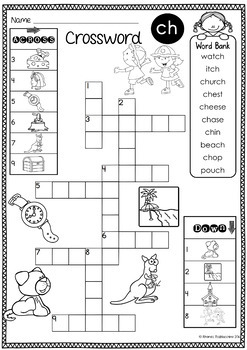 digraphs ch worksheets no prep printables by rhonda baldacchino