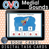 CVC Medial Sounds Boom Digital Task Cards