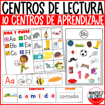 Phonics Spanish Reading Centers Palabras Decoding Centros lectura