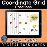 Coordinate Plane Fractions Boom Cards