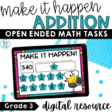 Digital Math Open Ended Activities | 3rd Grade Centers Addition