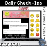 Digital Daily Check In - August SEL