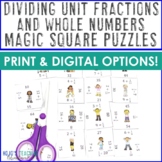 Dividing Unit Fractions by Whole Numbers Math Centers, Act