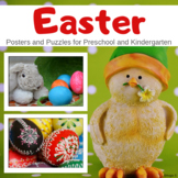Easter Puzzles and Posters for Classroom Decor Special Edu