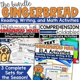 Gingerbread Man Activities Reading Comprehension Writing C