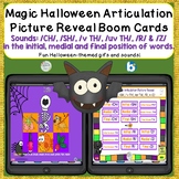 Halloween Articulation Reveal Boom Cards™ /CH/, /SH/, /TH/